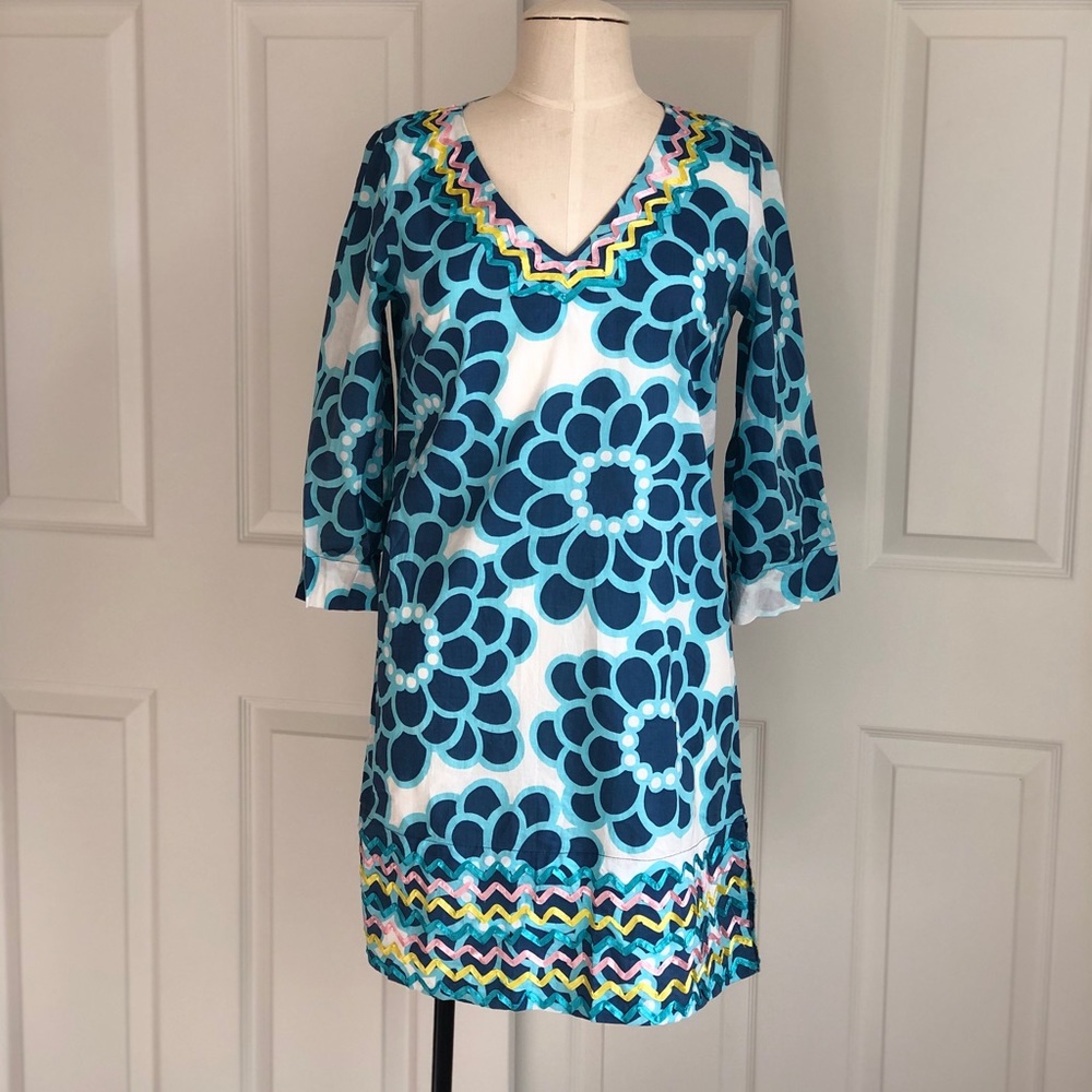 Boden Blue Floral Dress/Tunic